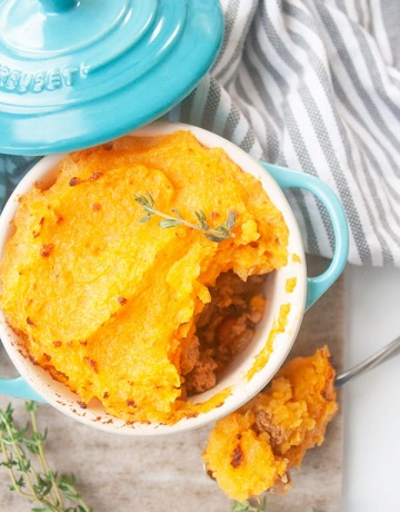 Sweet Potato Shepherd's Pie| brightrootskitchen.com