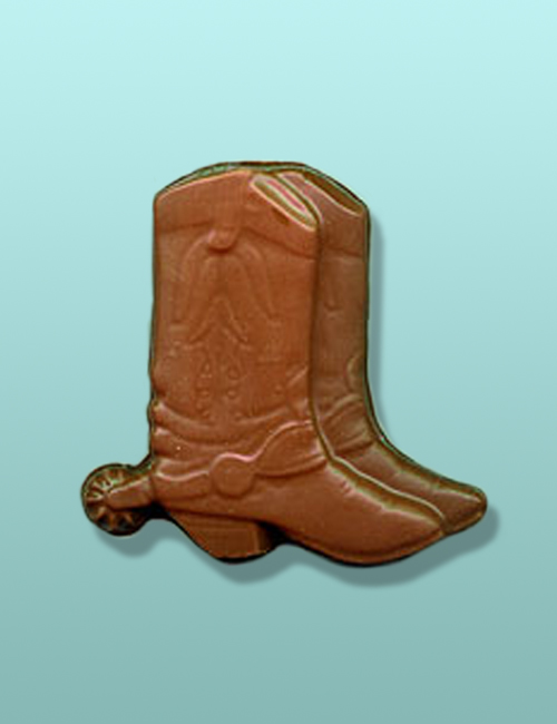 Chocolate Cowboy Boots & Spurs Favor