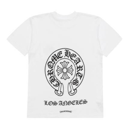 Chrome Hearts Los Angeles Horseshoe Pocket Tee – White